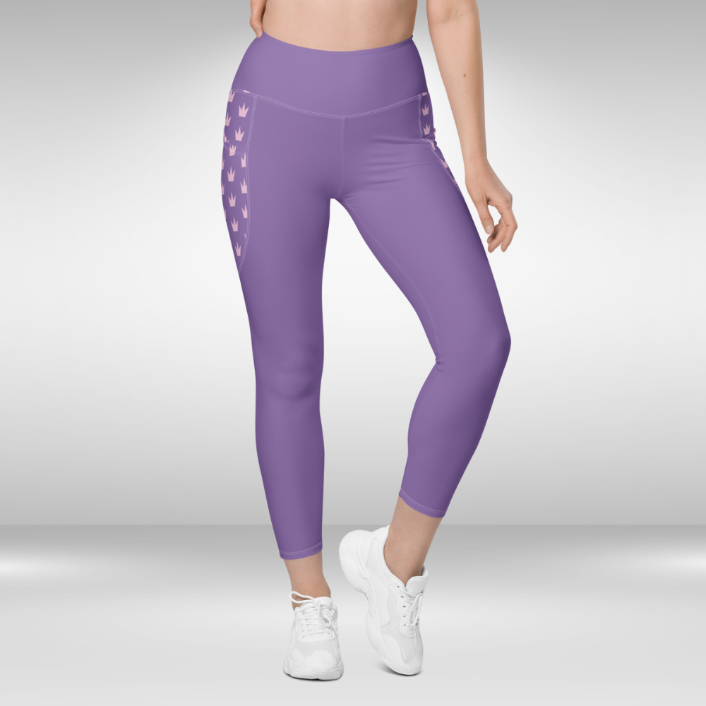 Women Leggings with pockets - Purple - Plus sizes available