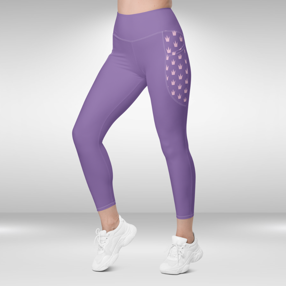 Women Leggings with pockets - Purple - Plus sizes available