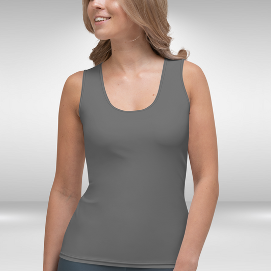 Women Tank Top - Charcoal