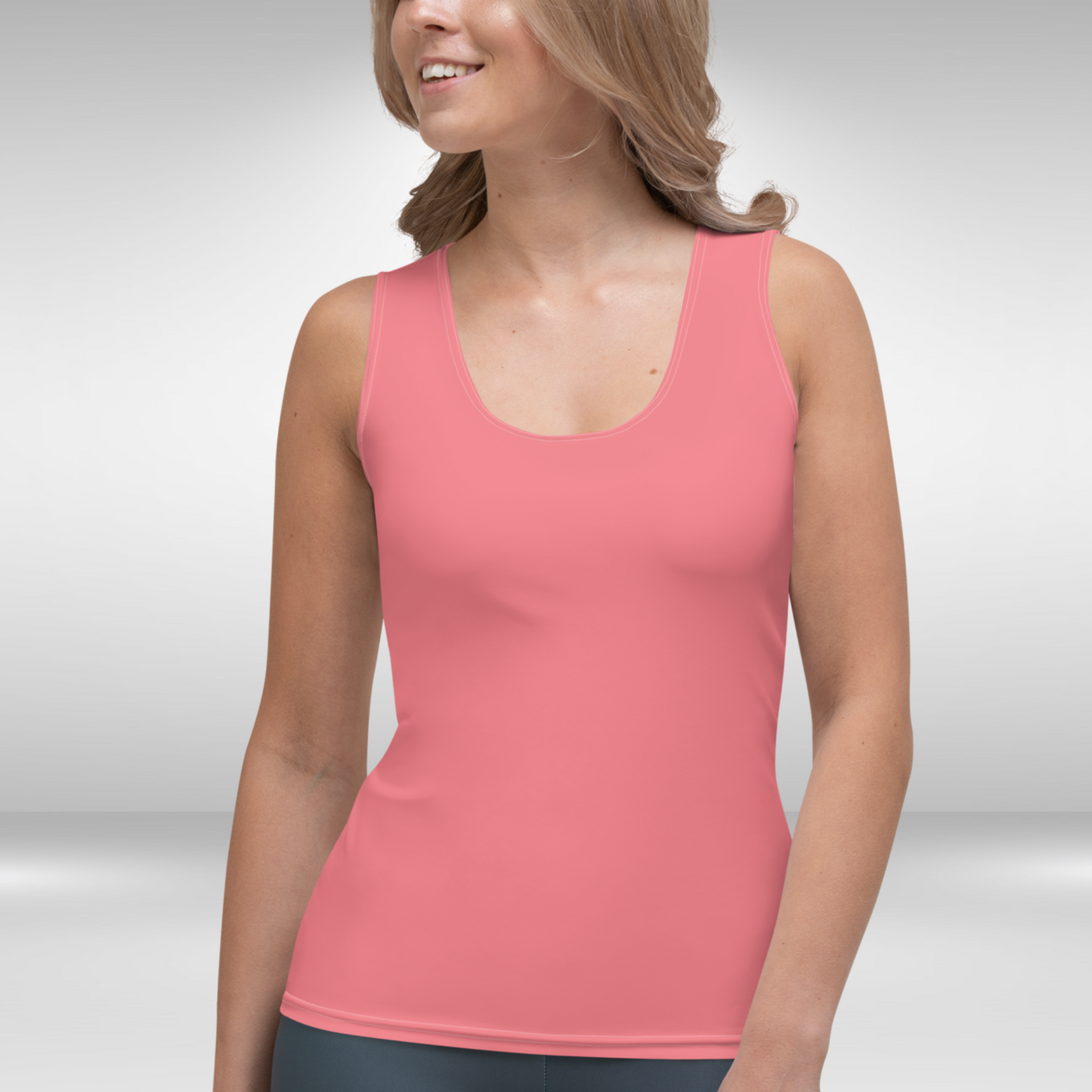 Women Tank Top - Froly Pink