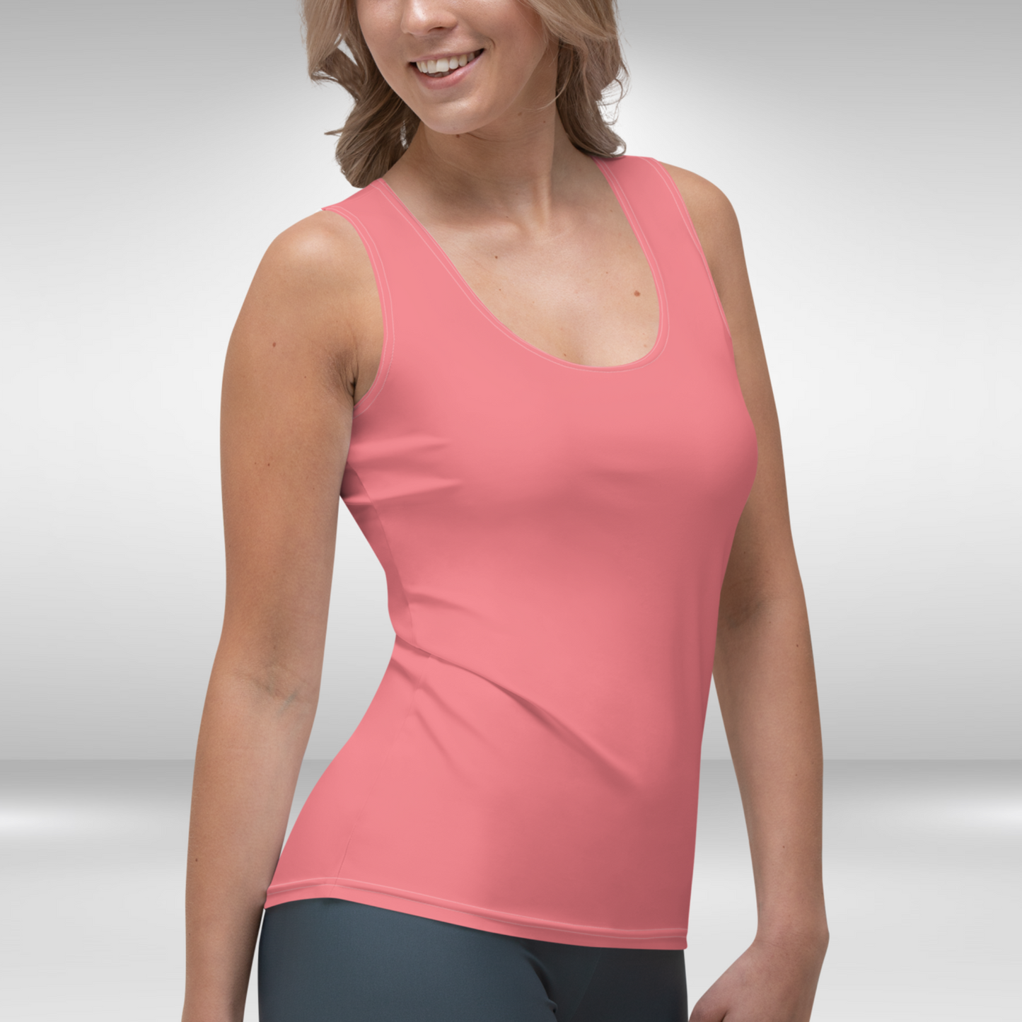 Women Tank Top - Froly Pink