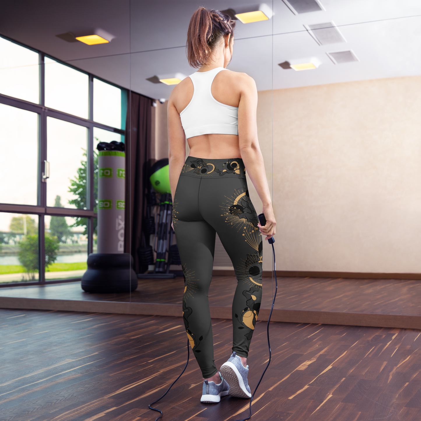 Women Yoga Legging - Celestial Print