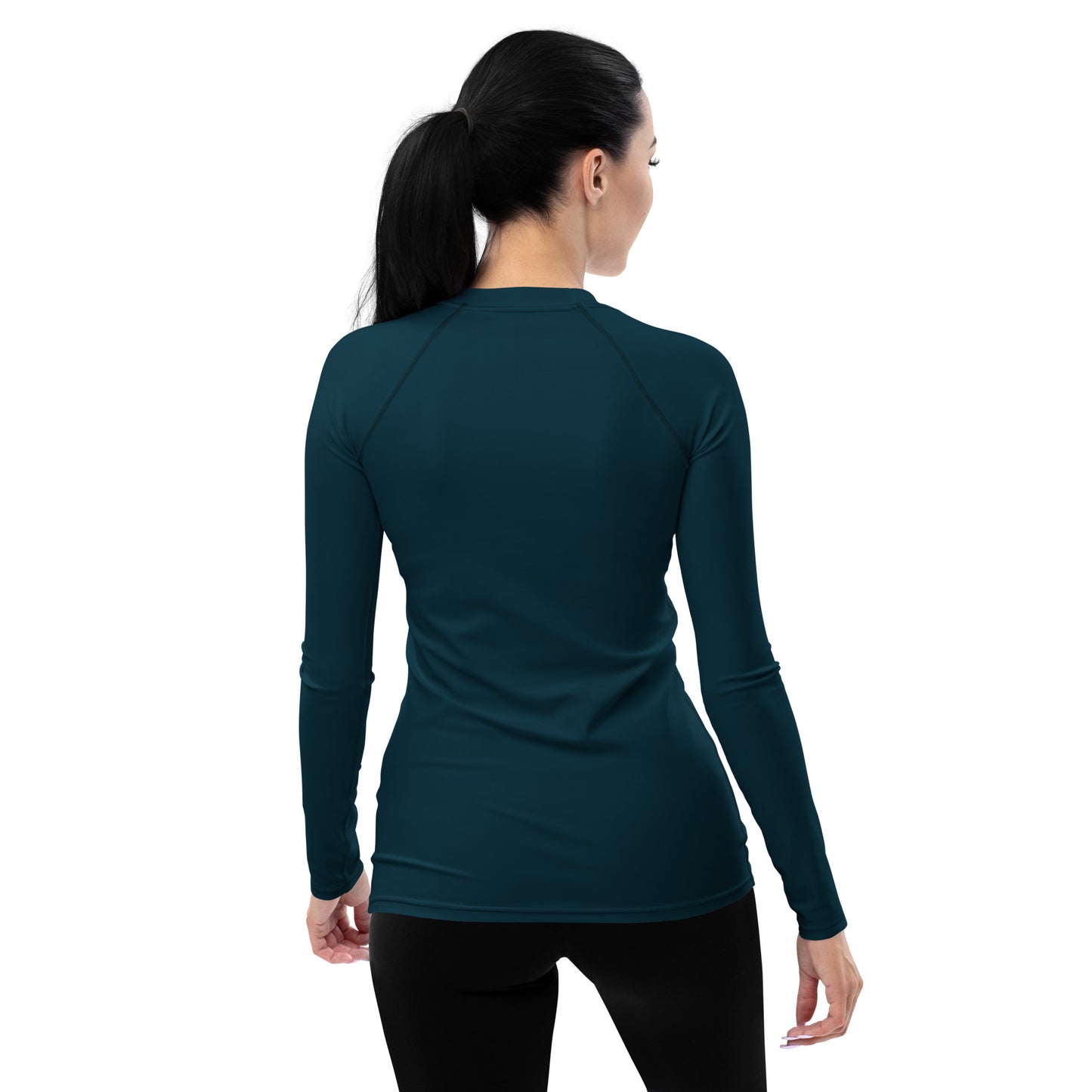 Women's Rash Guard - Blue Print