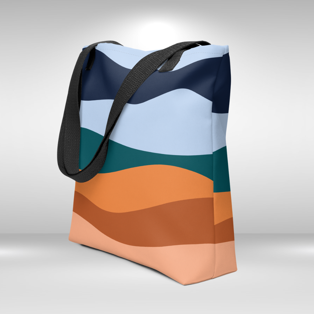 Shopping Tote Bag - Colourful Abstract Print