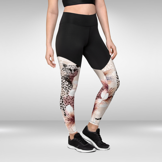 Printed compression leggings online