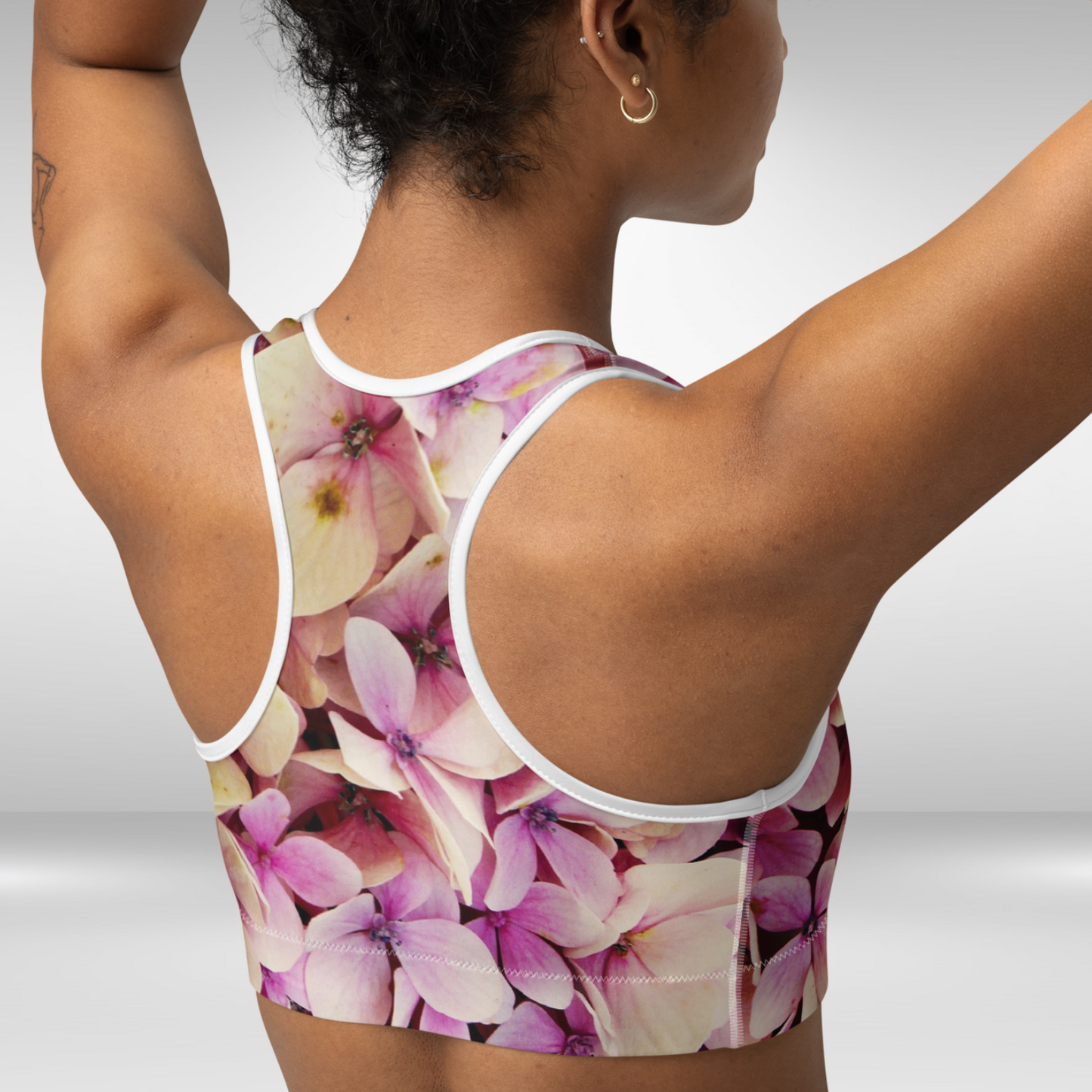 Women Sports Bra - Hawaii Floral Print