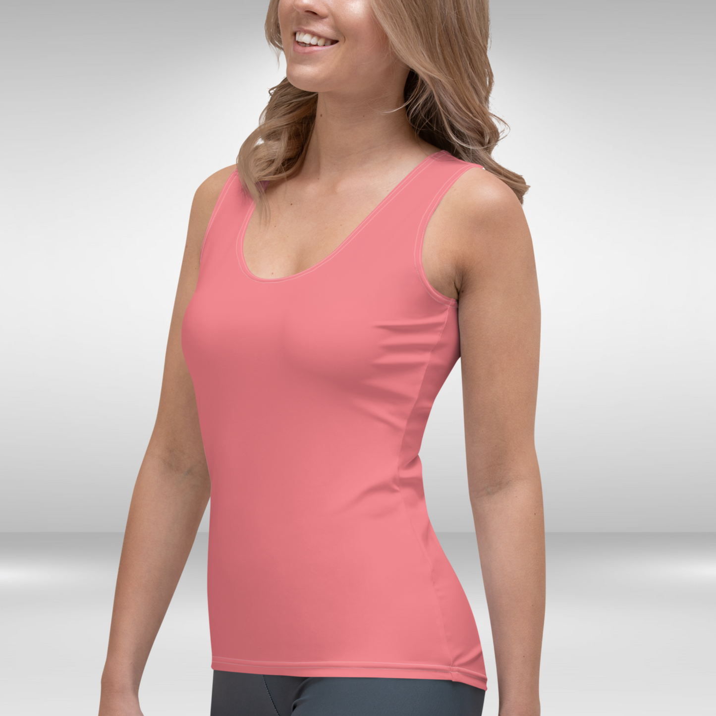 Women Tank Top - Froly Pink