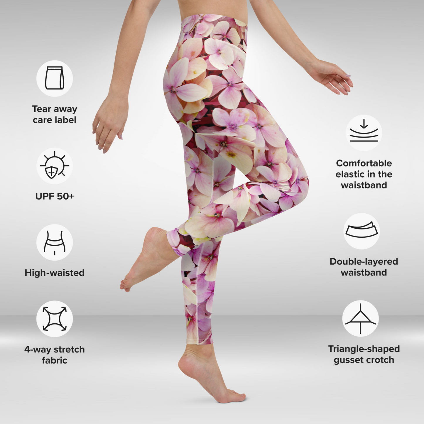 Women Yoga Legging - Hawaii Floral Print